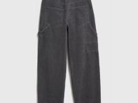 Вельветовые брюки Baggy для девочек, Серый