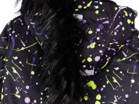 Куртка текстильная с полиуретановым покрытием для девочек