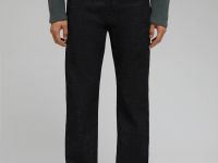 Утепленные джинсы straight fit мужские