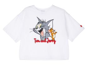 Фуфайка трикотажная для девочек (футболка)