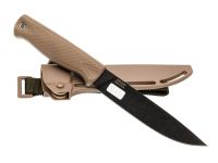 Охотничий нож Otus Tan, сталь AUS-8, рукоять эластрон, Кизляр