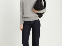 Джемпер прямого силуэта из термоткани