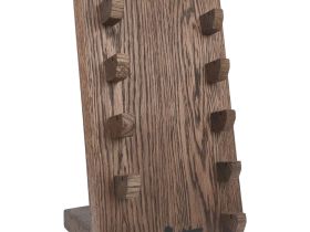 Подставка для коллекции из 5-ти ножей Woodinhome HKS0205OM, дуб, красно-коричневый