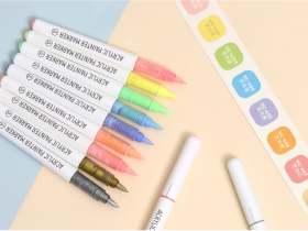 Набор маркеров акриловые Languo, 9 цветов, базовые оттенки