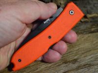Нож складной Lionsteel Big Opera, сталь D2, рукоять G-10, оранжевый