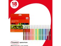 Набор фломастеров Гамма "Мультики" 18 цв., смываемые, картон. упак., европодвес