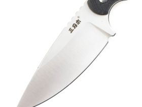 Туристический нож Sanrenmu S768, сталь 12C27, рукоять G10, черный