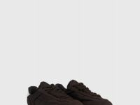 Кроссовки из натуральной замши, Коричневый