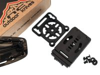 Тактический нож N.C. Custom Talion blackwash сталь VG-10, рукоять Black/Red G10