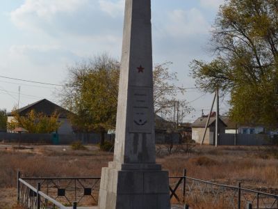 Братская могила участников гражданской войны, погибших за власть Советов