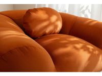 Пуф Тут Рядом Красавчик Мини Велюр Оранжевый
