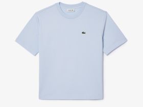 Женская футболка Lacoste свободного кроя из мягкого хлопка