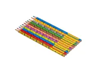 Набор карандашей с многоцветным грифелем Мульти-Пульти "Енот и радуга", 12 цв., заточен., европодвес