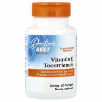 Doctor's Best, Токотриенолы с EVNol SupraBio, 50 мг, 60 капсул