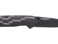 Полуавтоматический складной нож Hyperspeed, CRKT 7020, сталь 8Cr14MoV Black Oxide Coating, рукоять термопластик GRN