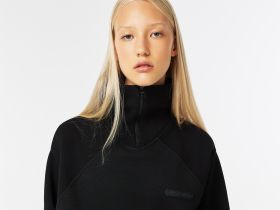 Женская толстовка Lacoste стандартного кроя на молнии