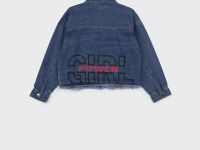 Куртка текстильная джинсовая для девочек
