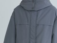 Куртка-парка с капюшоном, Серый