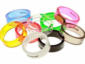 Проставочные поликарбонатные кольца FSA 1-1/8" gnn2 (белый 10 мм)