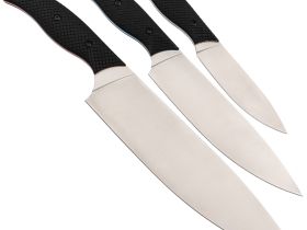 Набор кухонных ножей Патриот-1, сталь 95х18, рукоять G10