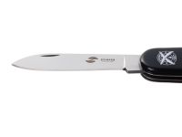 Нож перочинный Stinger 90 мм, 4 функции, черный, в блистере