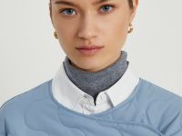 Куртка утепленная с v-образным вырезом