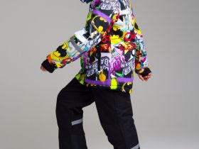 Куртка текстильная с полиуретановым покрытием для мальчиков