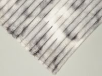 Плед Soft strip, серо-белый