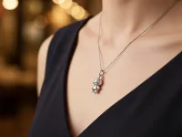 Подвеска из серебра с бриллиантами э0612пд11250351