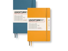 Записная книжка в линейку Leuchtturm Rising Colours А5 123 стр., мягкая обложка голубой камень