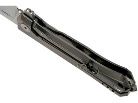 Складной нож LionSteel MT01 GY, сталь M390, рукоять Grey titanium