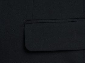 Однобортный жакет, Черный