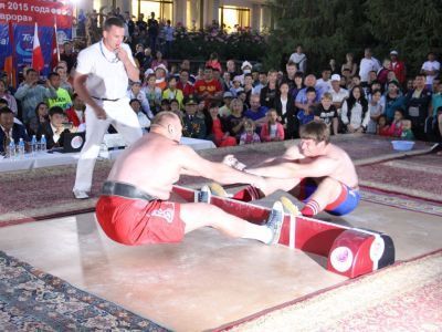 Мас-рестлинг в программе Всемирных игр кочевников.