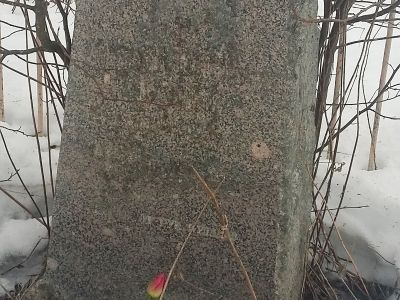 Могила Веселова Алексея Федоровича (1904-1931), активного участника коллективизации, первого председателя местного колхоза, погибшего от рук кулаков