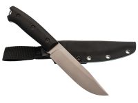 Туристический нож Град Горький Универсал, сталь AUS-10Co, рукоять черная микарта