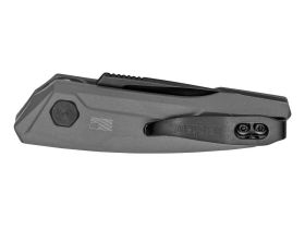 Автоматический складной нож Kershaw Launch 9, сталь CPM-154 с покрытием BlackWash, рукоять алюминий, серый