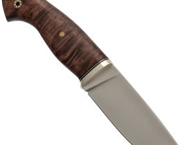 Нож Охотник, сталь D2, рукоять карельская береза