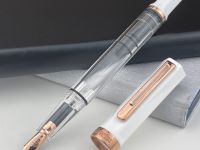 Ручка перьевая TWSBI ECO Rose Gold, Белый, F