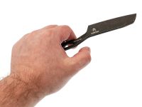 Скелетный нож Mr.Blade Abuser blackwash, сталь AUS-8