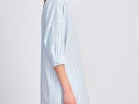 Платье-рубашка в полоску