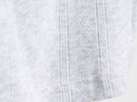 Пижамная майка из ажурного трикотажа, Серый