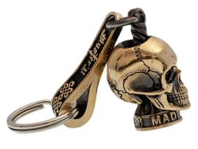 Брелок Череп, бронза