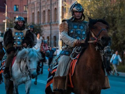 Парад конных всадников впервые провели в Якутске