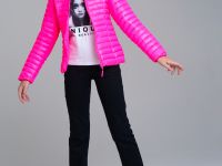 Куртка текстильная с полиуретановым покрытием для девочек