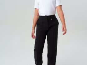 Брюки текстильные для девочек