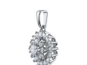 Подвеска из белого золота э4712пд07163600
