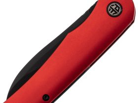 Складной нож Petrified Fish El Camino PFE16RADW, сталь N690, рукоять алюминий, красный