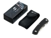 Нож перочинный Stinger 101 мм, 10 функций, сталь D2/420A, рукоять G10, черный