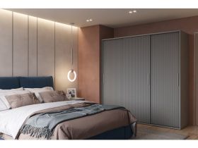 Шкаф-купе Беррингтон 3-207x210 Графитовый
