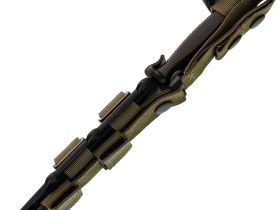 Тактический нож НОКС Кром Black, сталь AUS-8, рукоять резинопластик